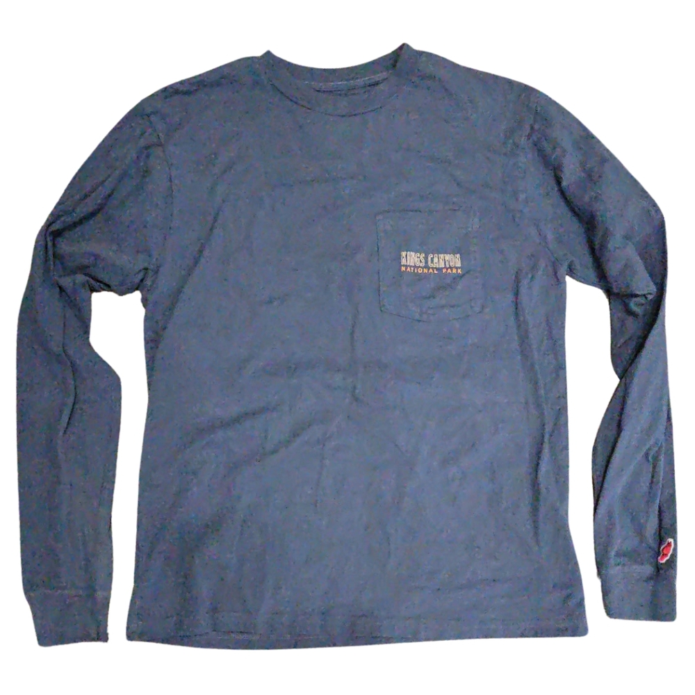 Men's Blue Long Sleeve Shirt